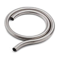 Stainless steel exhaust flex pipe, coiled ribbed tubing with 1.25 in diameter