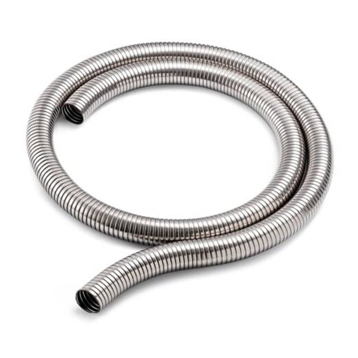 Stainless steel exhaust flex pipe, coiled ribbed tubing with 1.25 in diameter