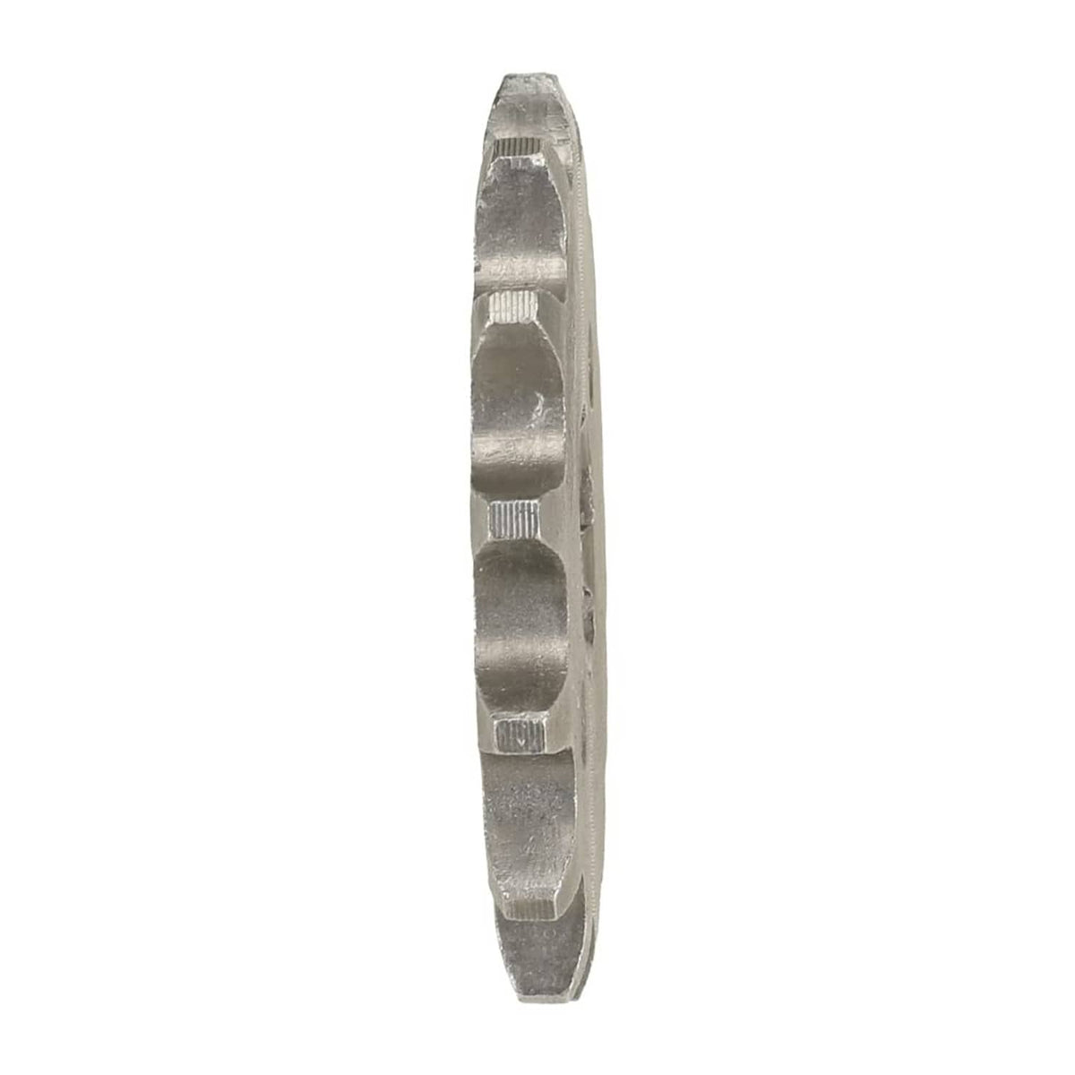 420-14T front sprocket gear side profile, showing tooth thickness