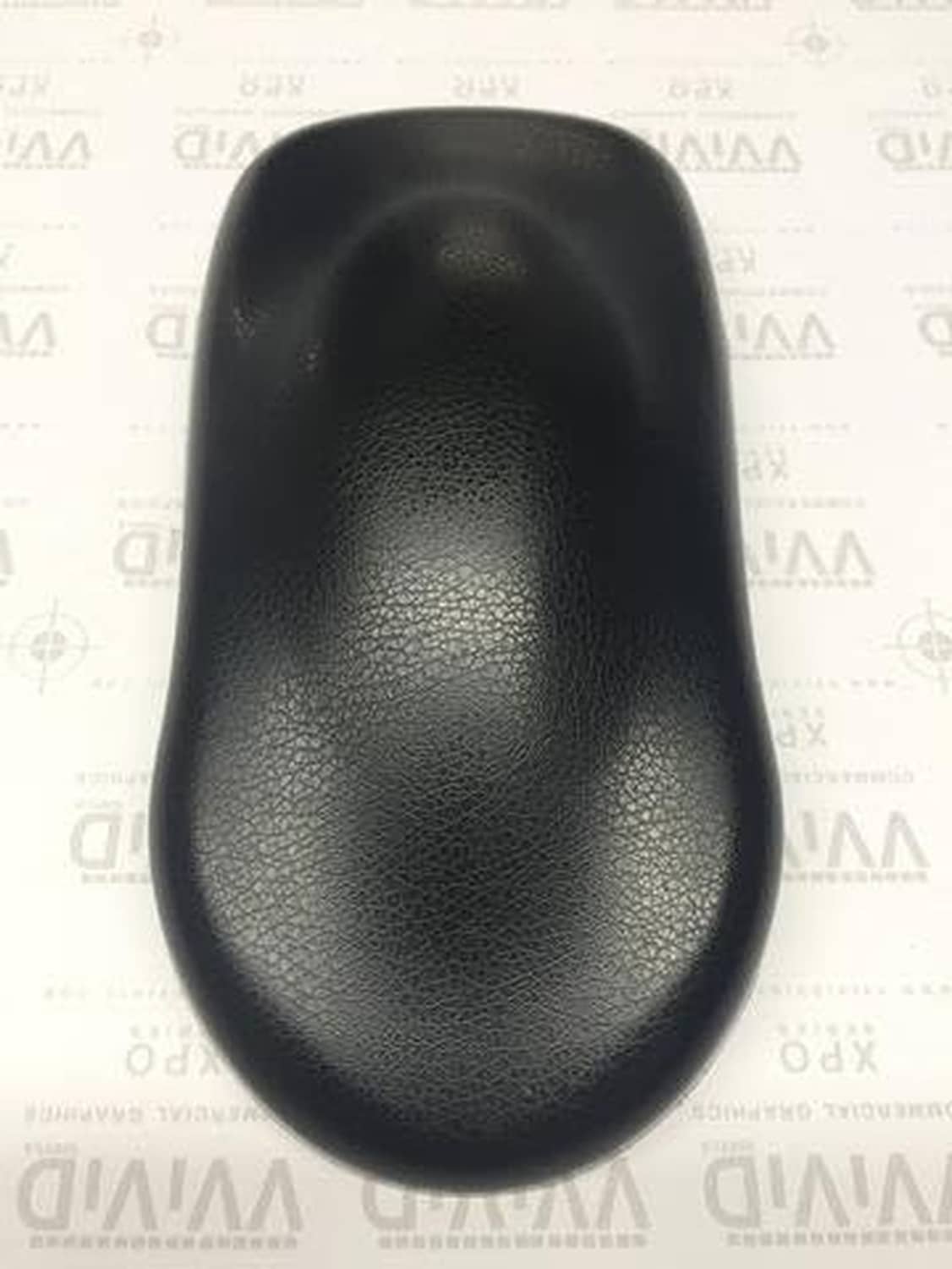 Black fine-grain leather texture on vinyl wrap, smooth soft-touch surface