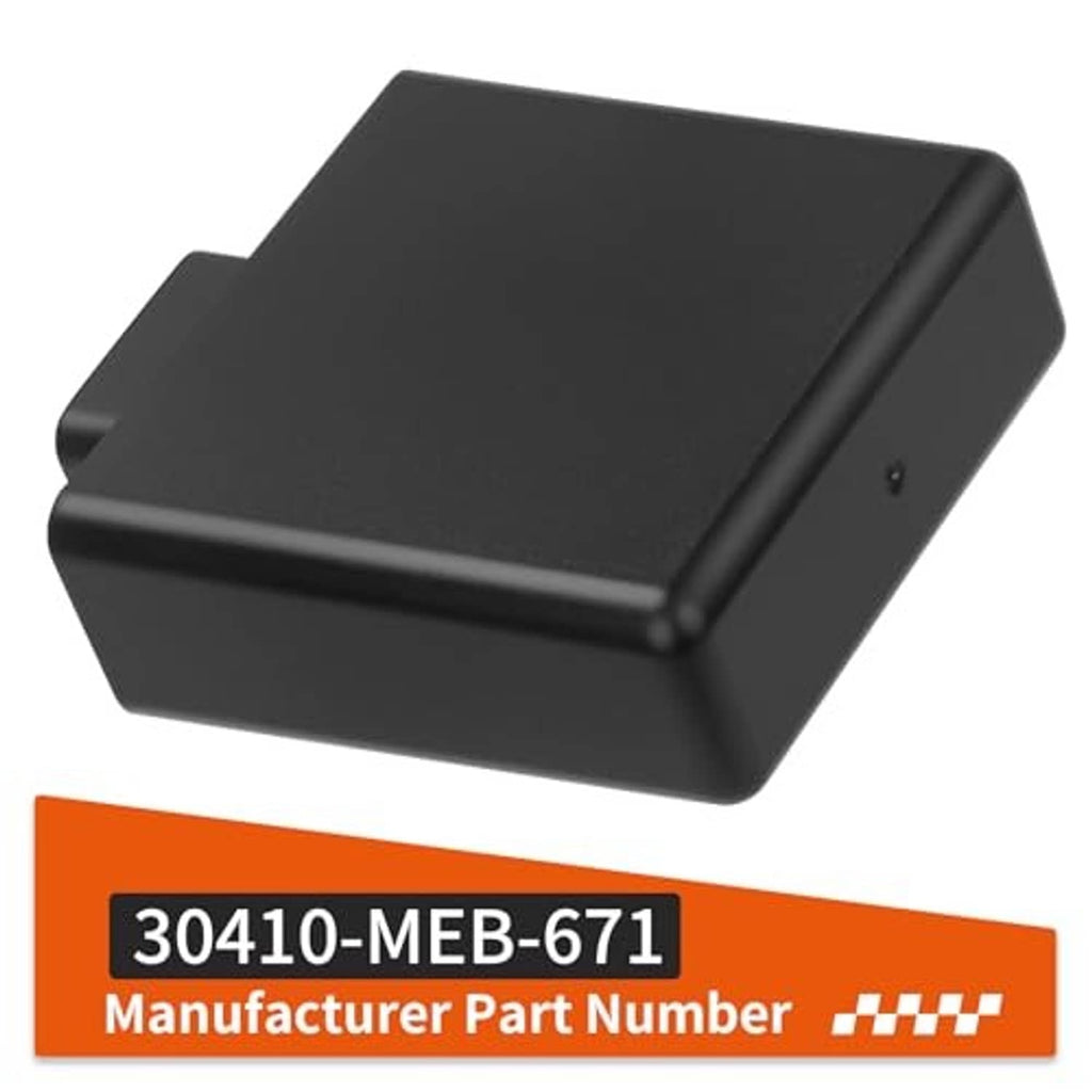 Matte black CDI ignition control box, side view