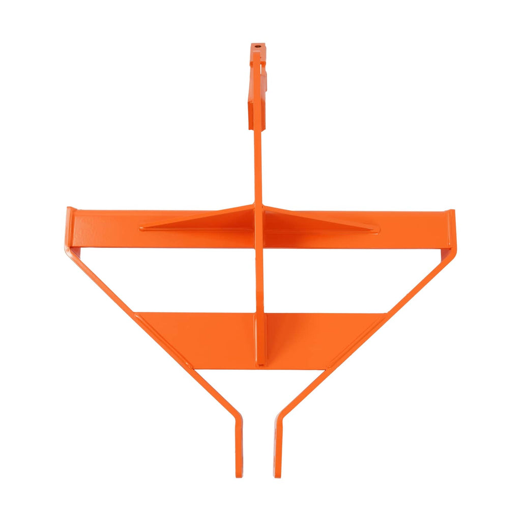 Orange three-point quick hitch middle buster frame with central support