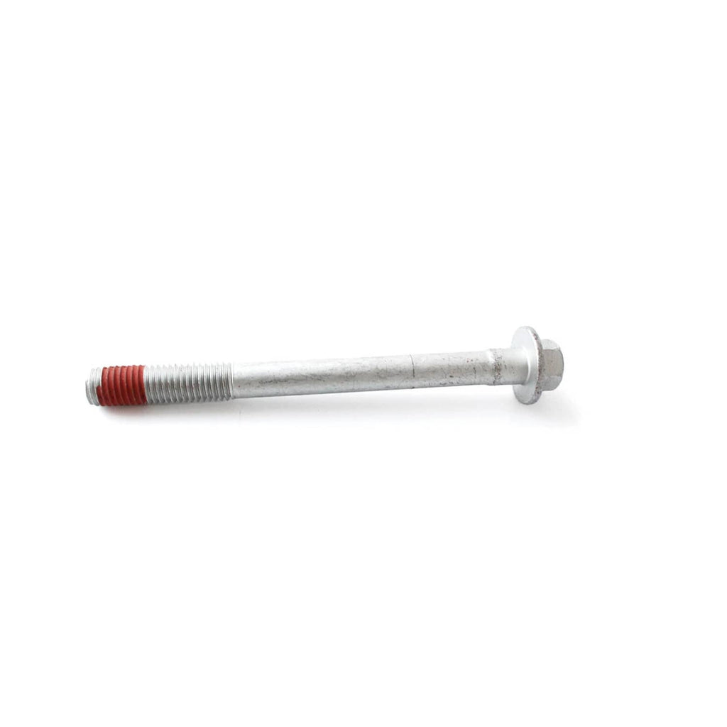 Single metal stud bolt with red thread marking and flange head