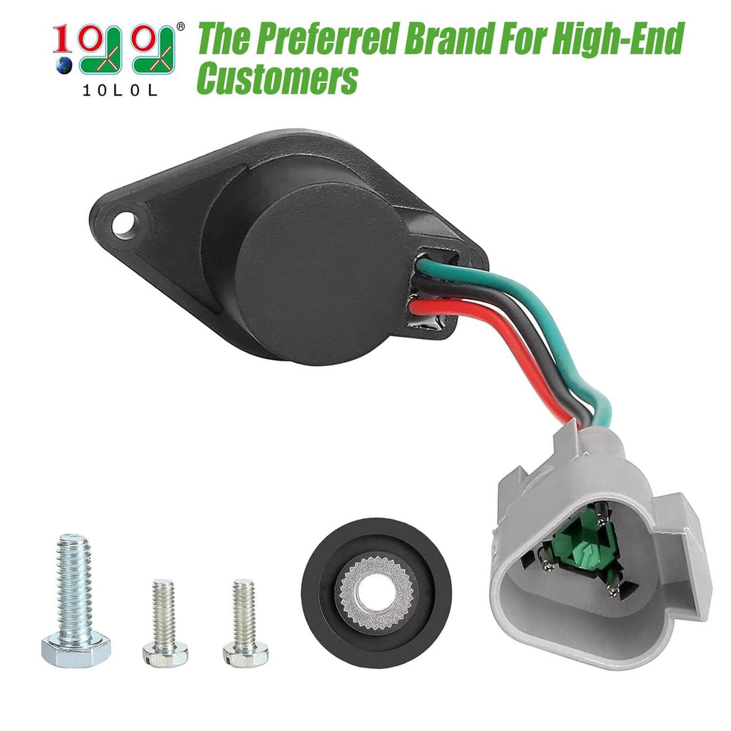 High-speed magnet sensor module with 3-wire harness, connector plug, and mounting parts