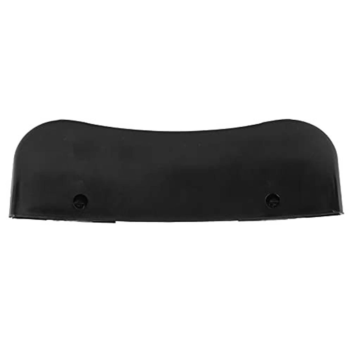 Black ABS tire bead breaker protective sleeve, curved bar with two screw holes