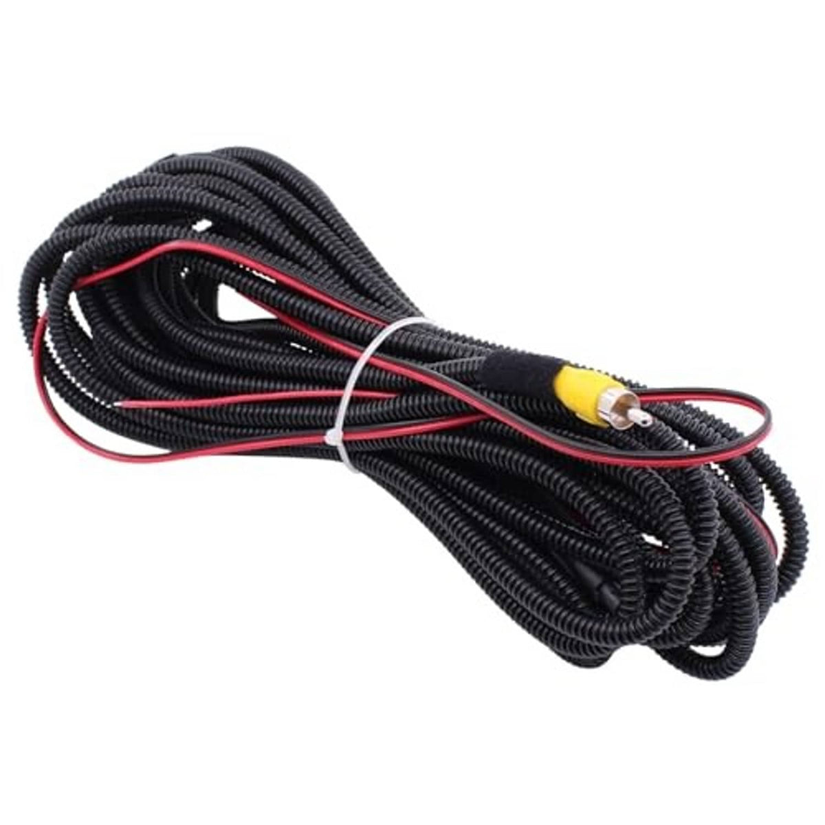 Replacement wiring harness for tailgate backup camera with red and yellow leads