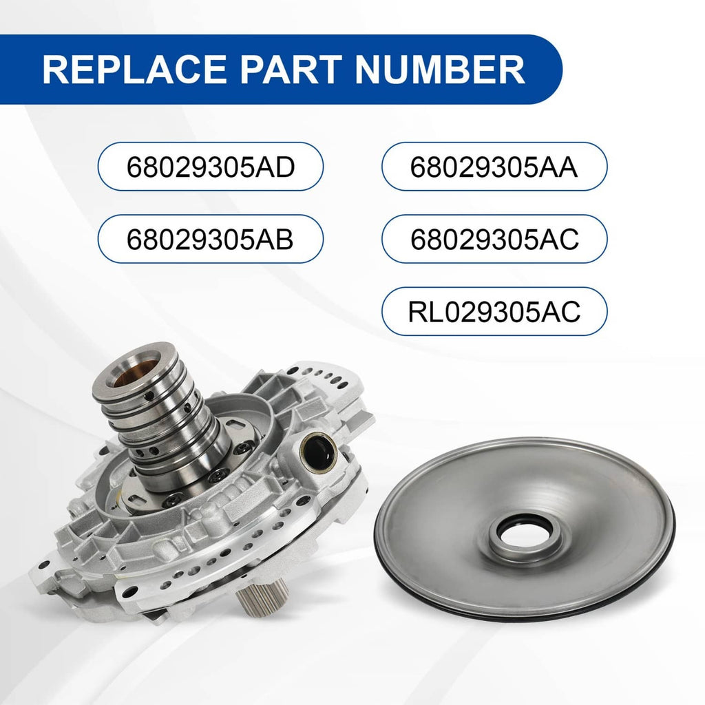 Transmission pump assembly and round cover plate with valve body components