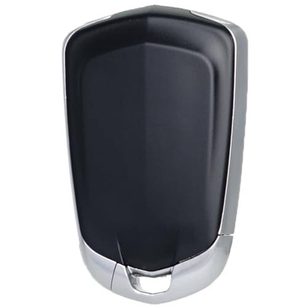 Key fob shell case replacement, black rear cover with silver edges and key slot