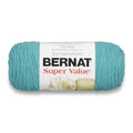 Aqua blue Bernat Super Value worsted acrylic yarn skein, 7 oz (197 g)
