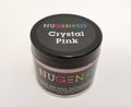 NUGENESIS crystal pink dip powder jar, 1.5 oz container with black lid