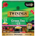 Flavoured green tea box: pomegranate, raspberry & strawberry, 100 tea bags