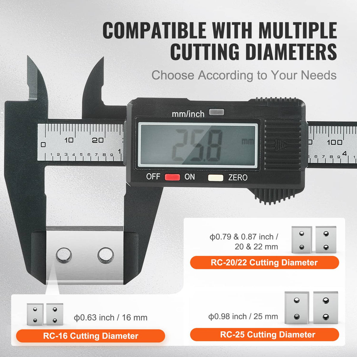 Rebar cutter replacement jaw blades, rectangular blocks with mounting holes