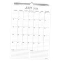 July 2026 wall calendar page with monthly grid and notes/to-do lines