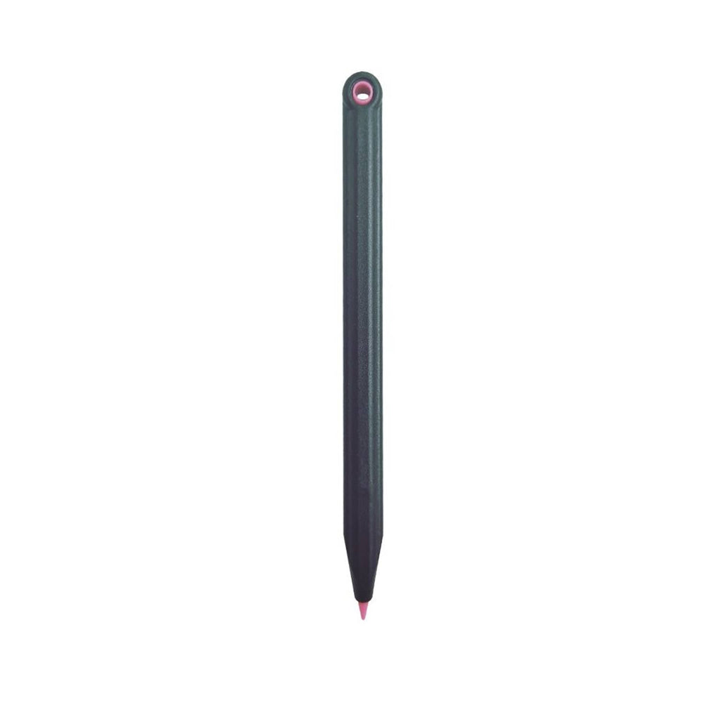 Replacement stylus, dark-gray pen with pink ring and pink fine tip