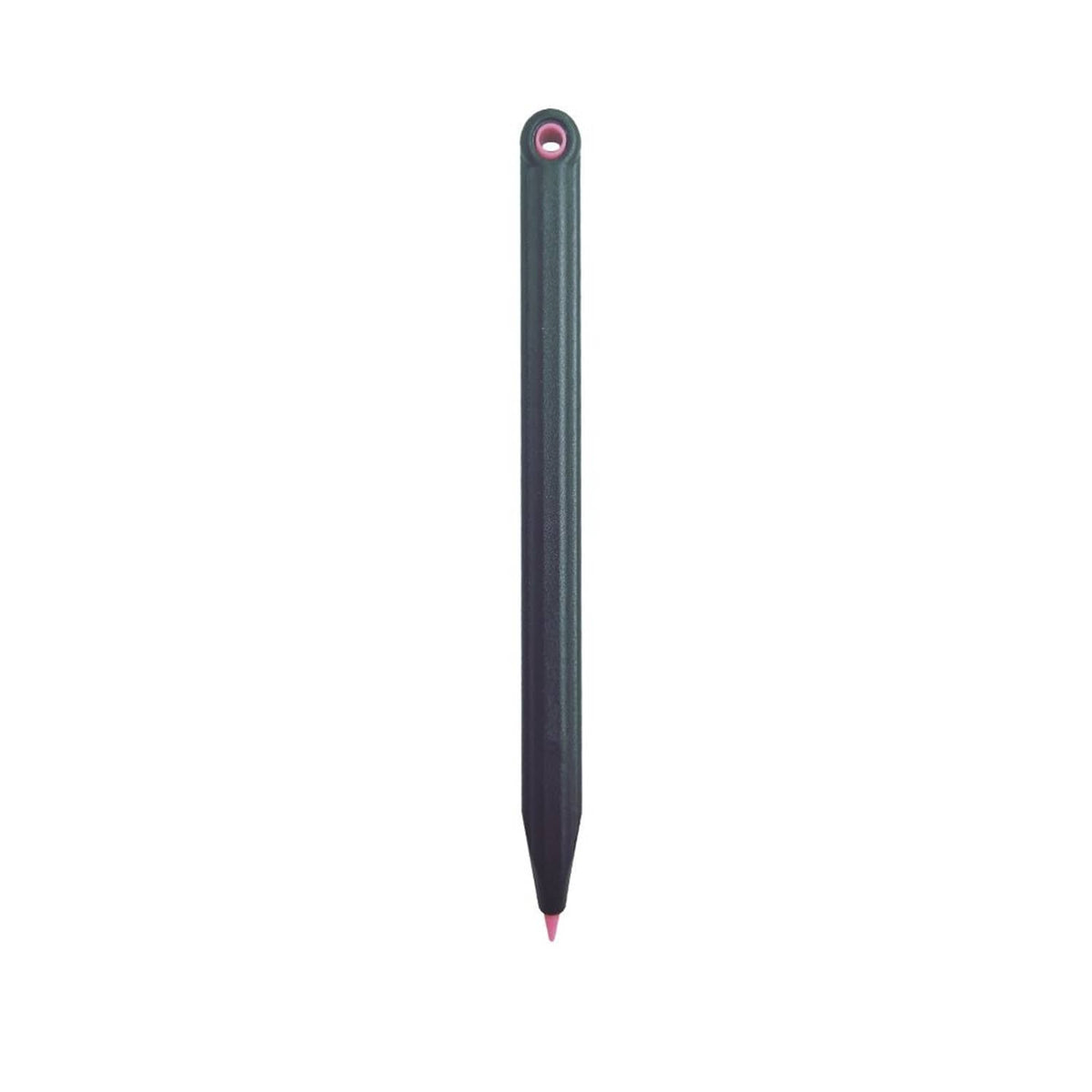 Replacement stylus, dark-gray pen with pink ring and pink fine tip