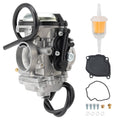 Carburetor assembly with fuel filter, gasket, and mounting screws kit for ATV engine