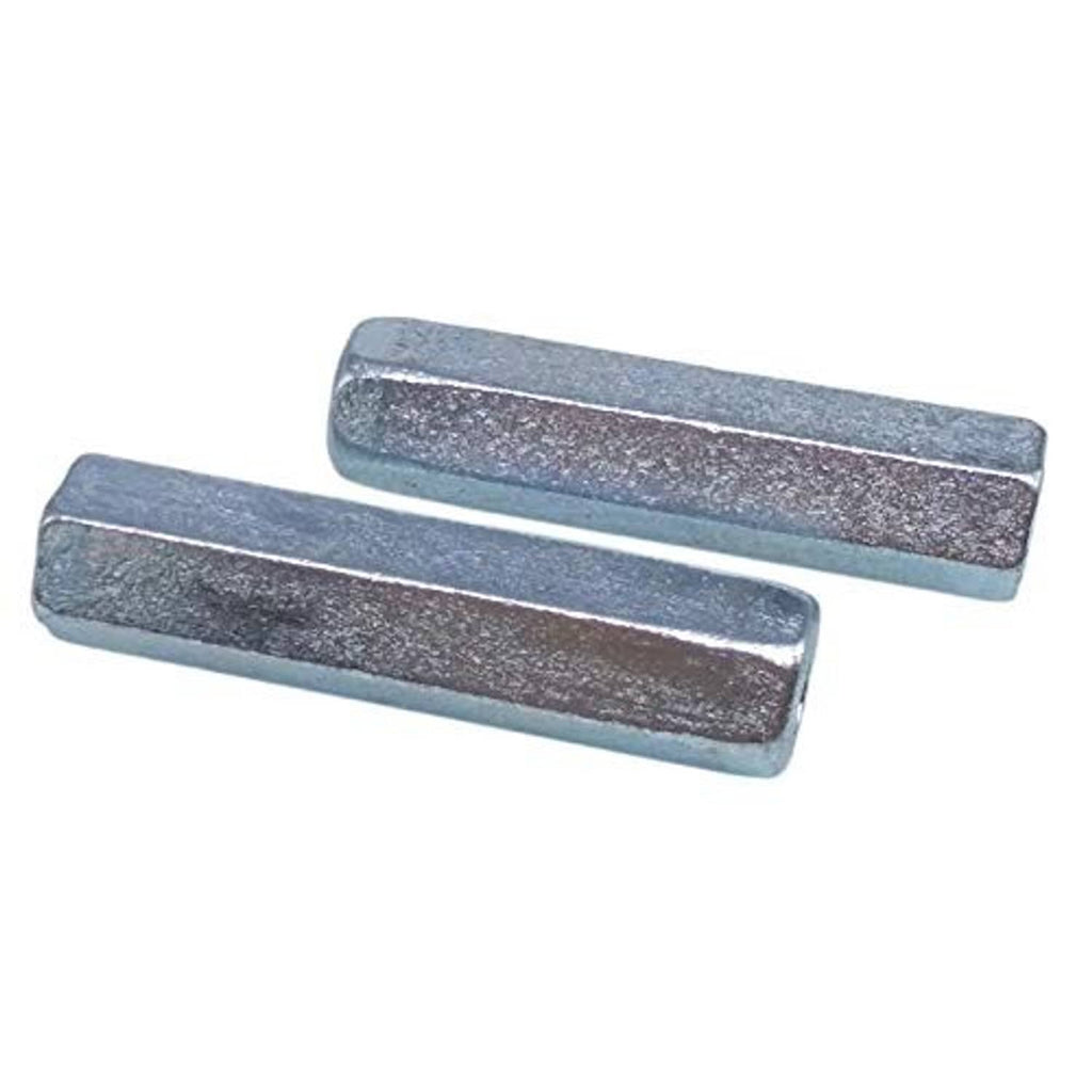 Zinc-plated threaded rod coupling sleeves with M10 x 1.5 internal threads