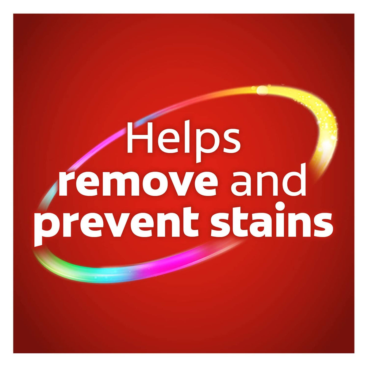 Colgate Total whitening toothpaste claim: helps remove and prevent stains