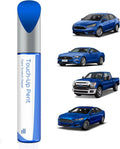 Car paint coating pen, Velocity Blue metallic blue tip and tube body