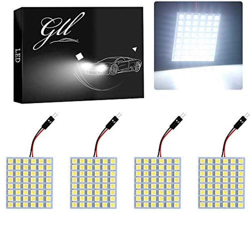 LED dome light kit with box, bright white square panel, and four LED panels