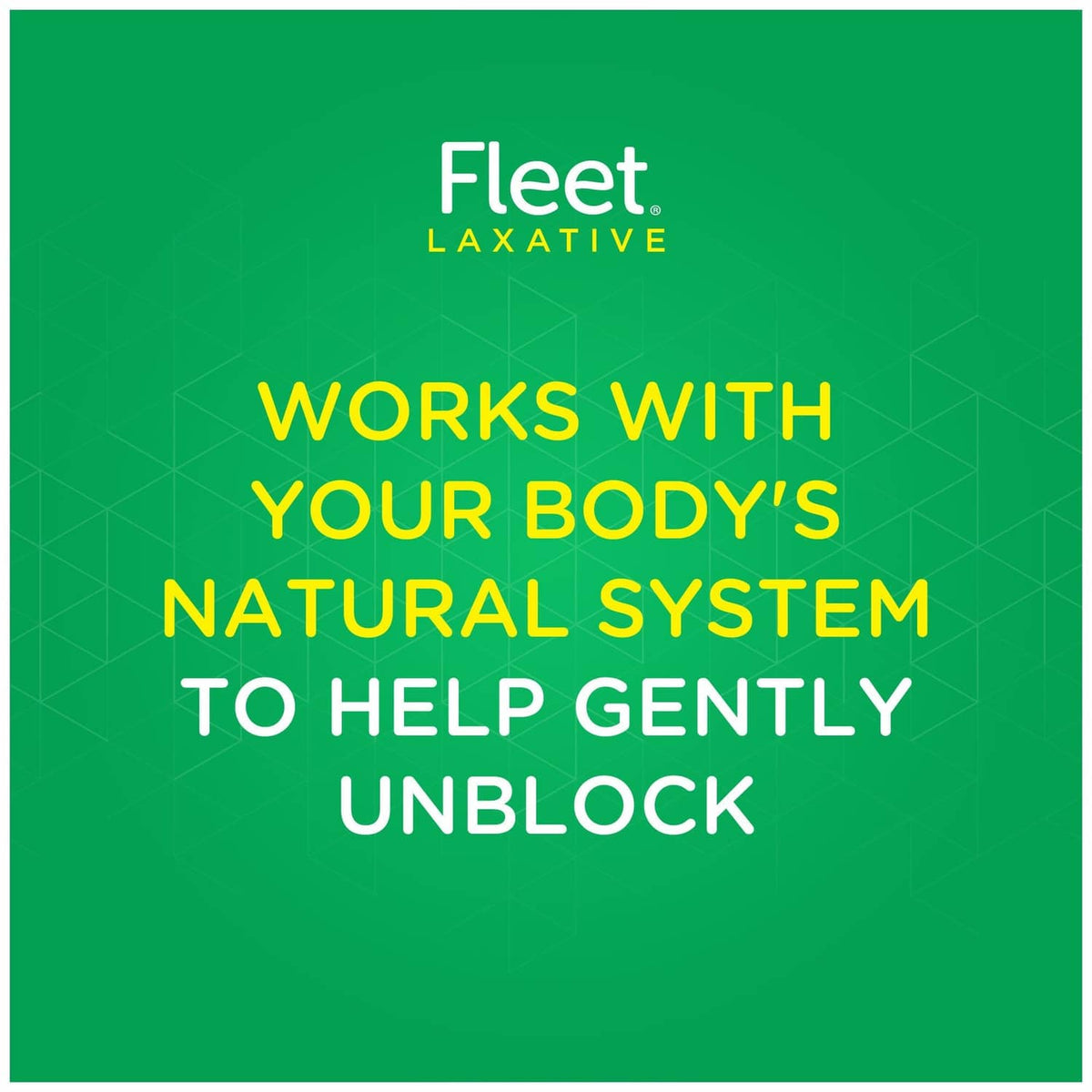 Fleet Laxative gentle unblocking liquid glycerin suppositories promotional card