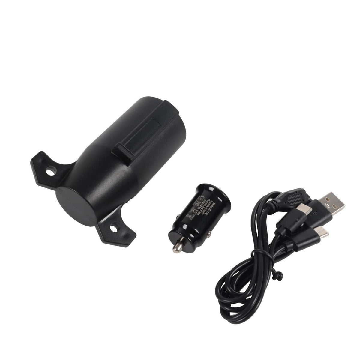 Magnetic LED trailer light controller, wall charger, and USB cables