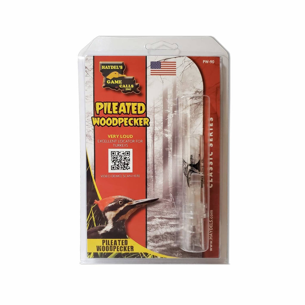 Loud woodpecker turkey locator game call in retail blister package