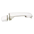 White exterior front right passenger side door handle