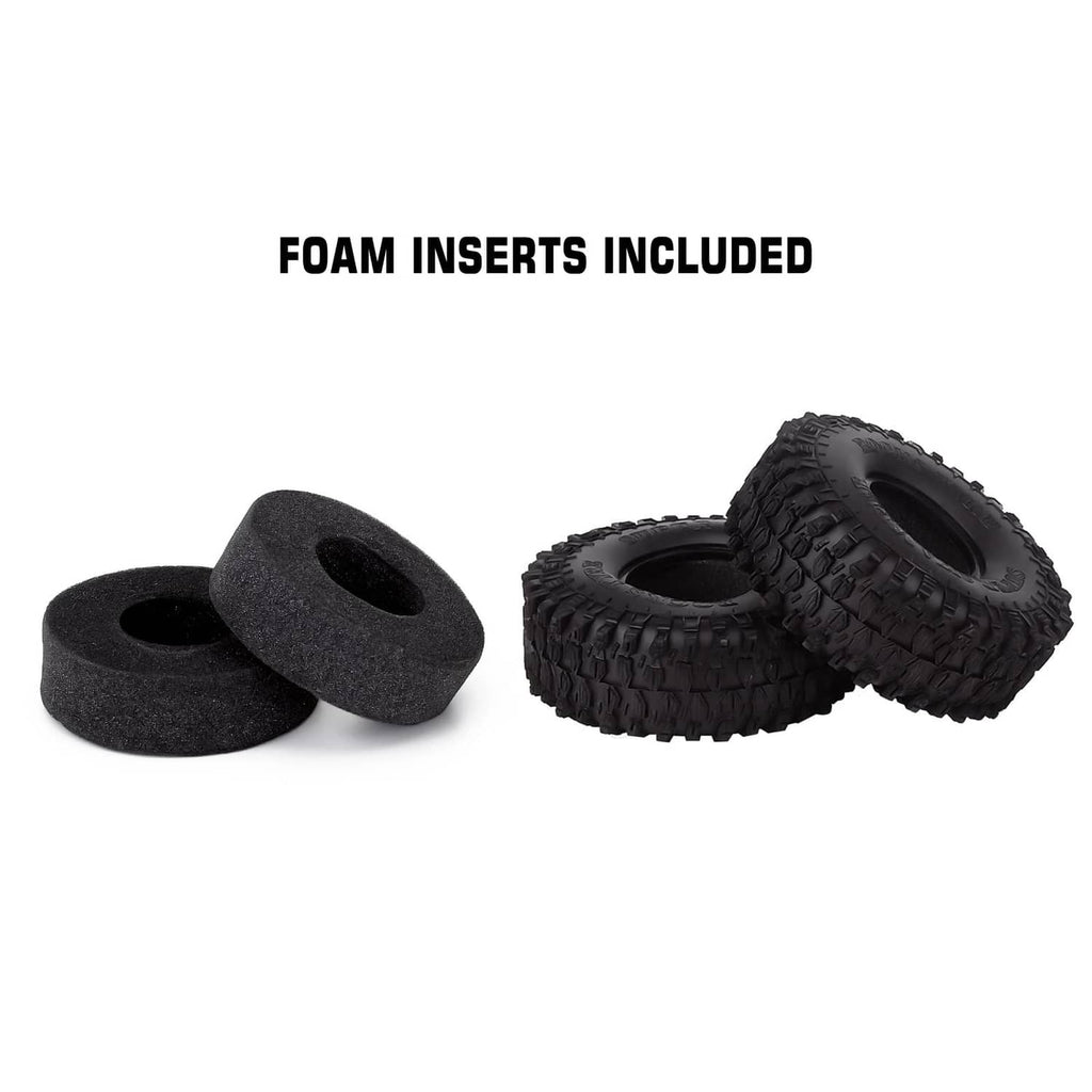 Black foam tire inserts included for 1.9 crawler tires