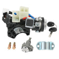 Ignition lock switch and door lock cylinder assembly with keys and mounting hardware