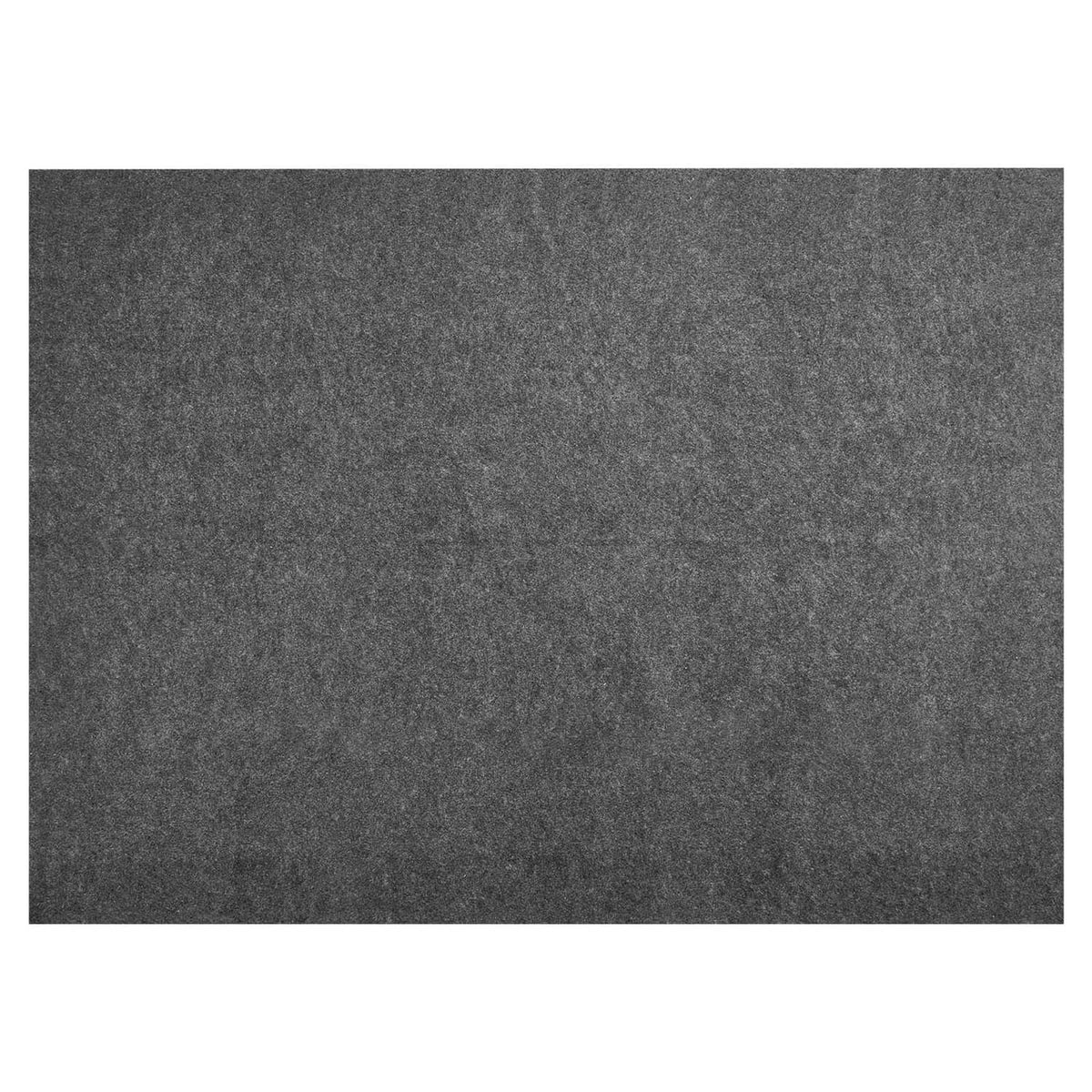 Flat close-up of dark gray rug pad surface texture, no background elements