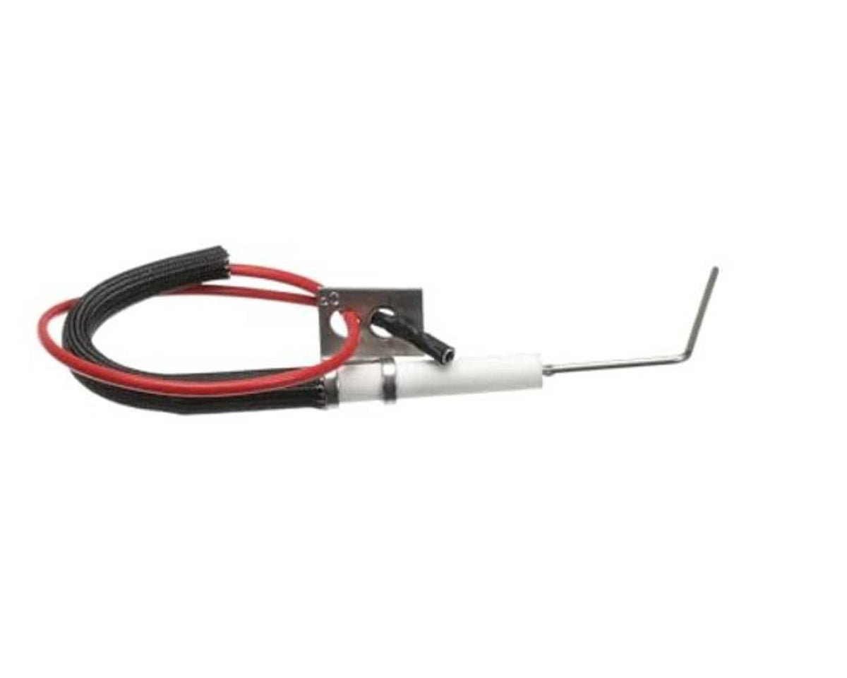 Electrode wire kit with red/black leads, white insulator body, and electrode rod