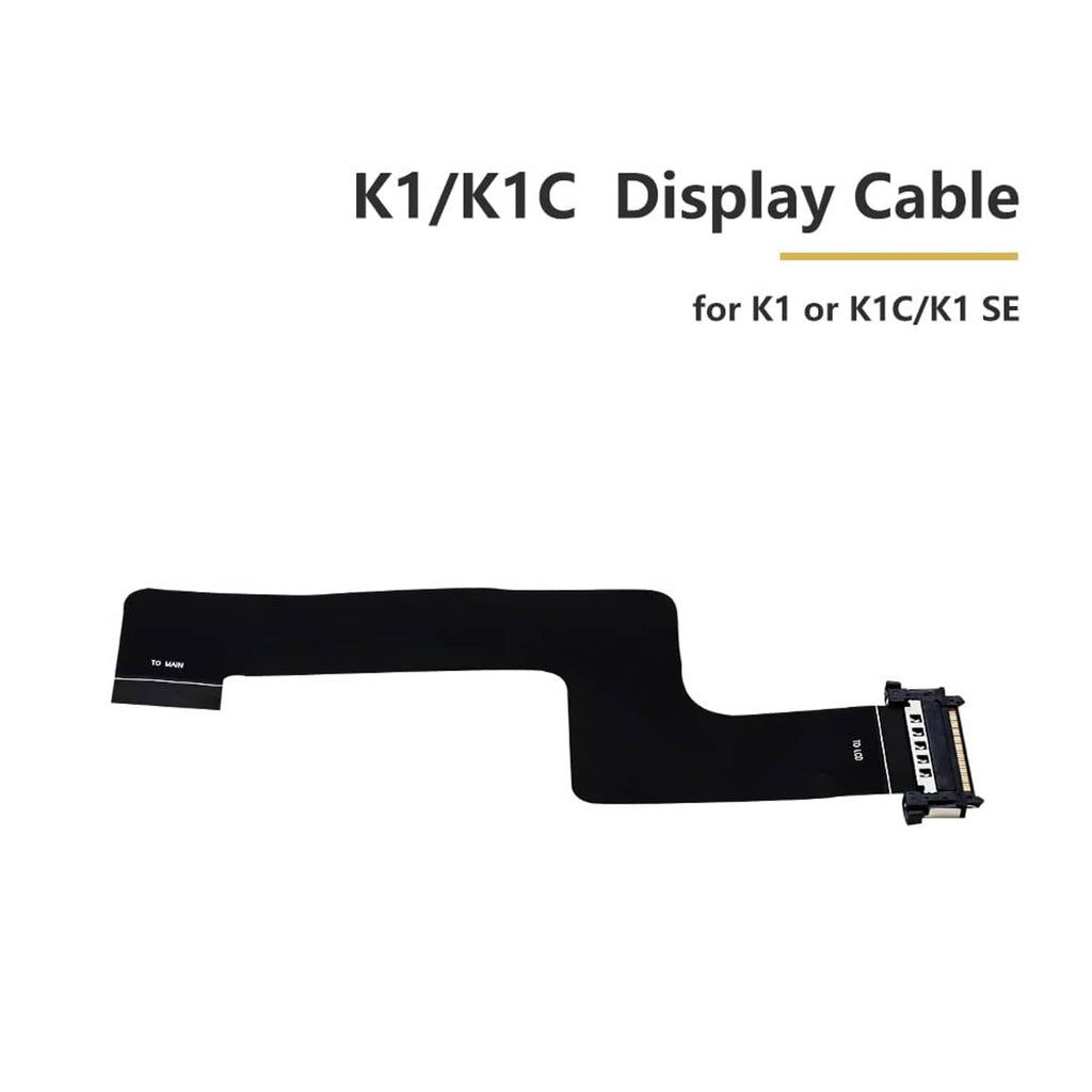 Black display ribbon cable with right-angle 40-pin FPC connector for K1/K1C