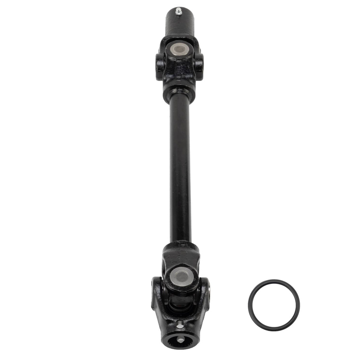 Rear prop shaft with center support joint and black O-ring seal