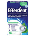 Efferdent anti-bacterial denture cleaner tablets box, Value Size, 126 tablets