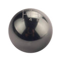 Black 5-speed shift knob with silver gear markings for 2,3,4, R