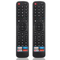 Black TV remote control (2-pack) with number pad, OK button, and Netflix shortcut keys