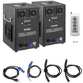 700W cold spark machine with two units, remote control, and power cables