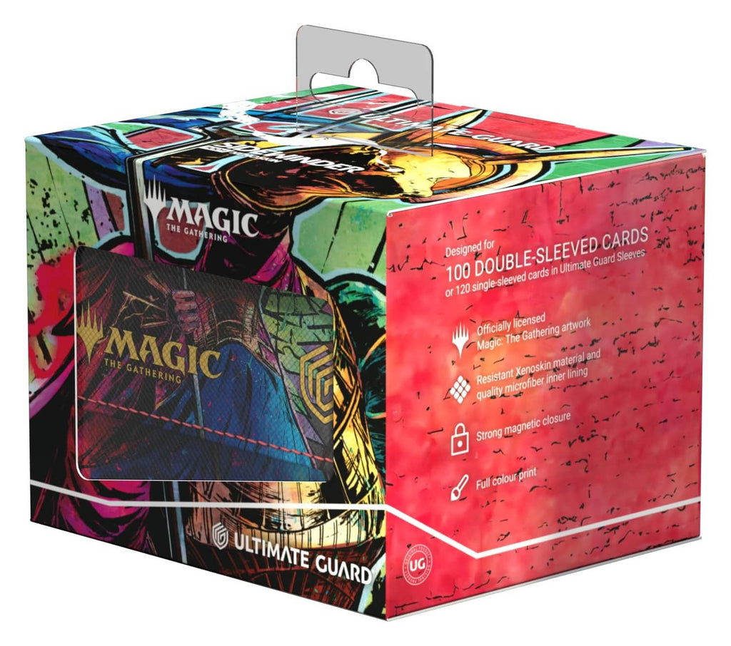 Ultimate Guard Sidewinder deck box retail package with Hazoret artwork