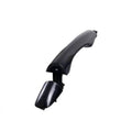 Black exterior door handle for front right, glossy finish with trim cover