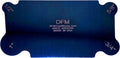 Blue curved cabinet scraper card with size markings 1/2, 1, 3/4, 5/8