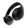 Black over-ear wireless noise-cancelling headphones with padded headband and earcups
