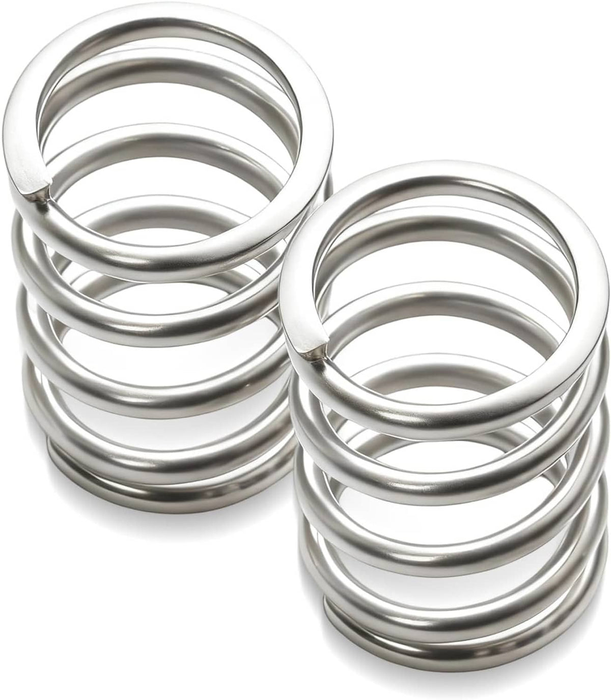 Set of nickel-plated valve springs with tight coils, two-piece view