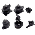 Black rubber engine/trans mounts set with metal brackets and studs