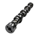 Performance camshaft with multiple lobes and steel finish, end cap with mounting holes