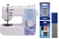White Brother XM2701 sewing machine with needle pack and thread accessories