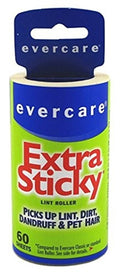Evercare Extreme Stick lint roller refill, 60 sheets, in blue package