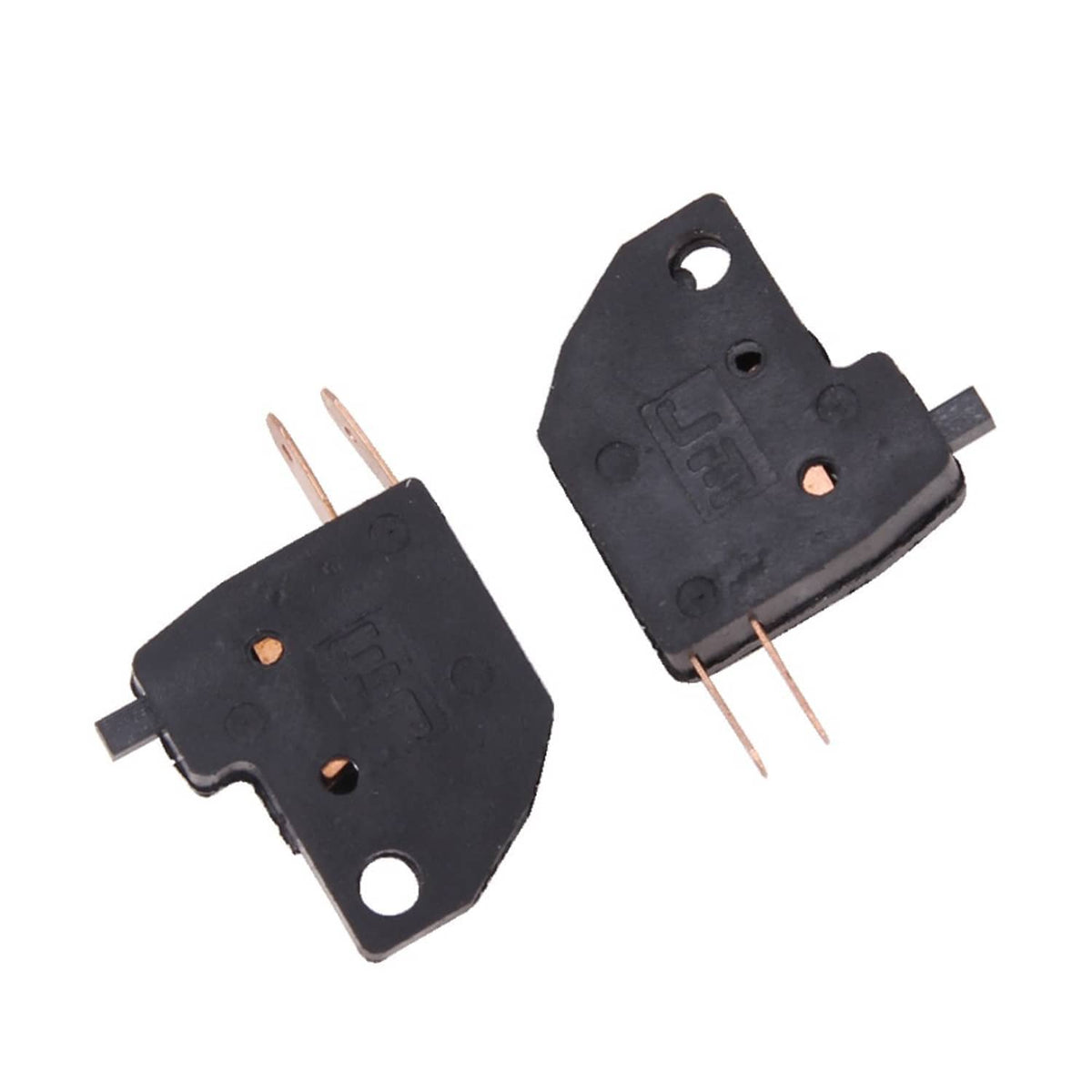 Universal brake stop light switch modules, black plastic bodies with 2 copper pins