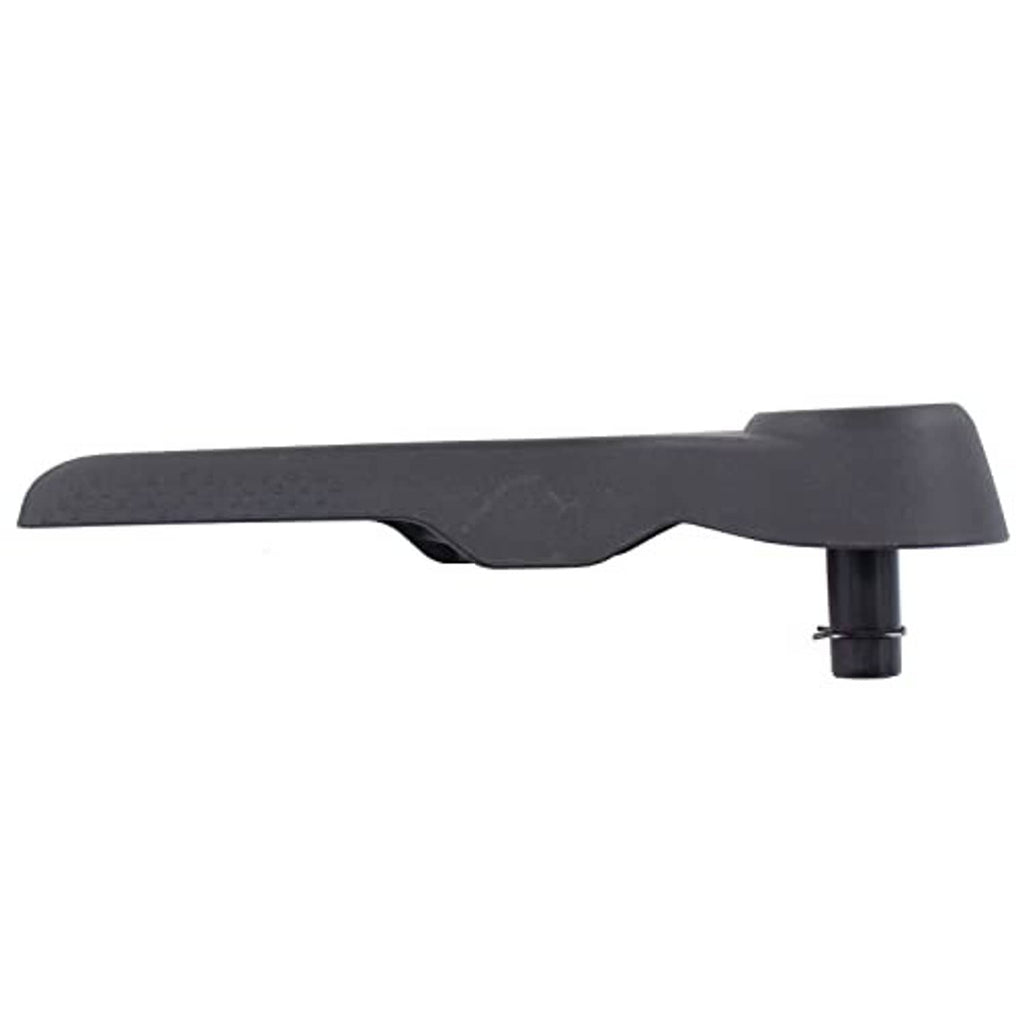 Seat adjustment lever handle, dark gray, side profile with pivot post and smooth grip