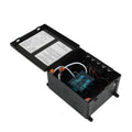 30 amp automatic transfer switch with open black housing and internal control wiring